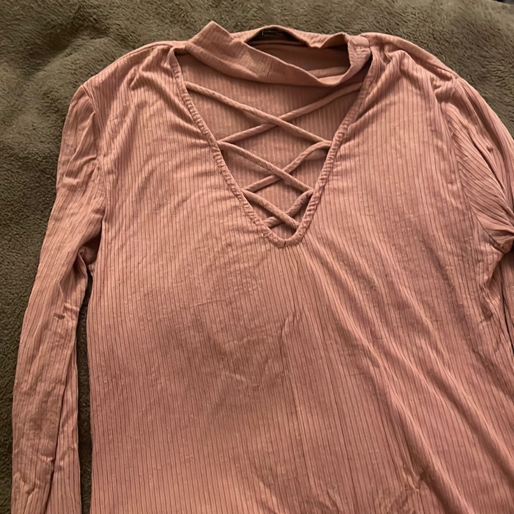 Super cute pink long sleeve shirt